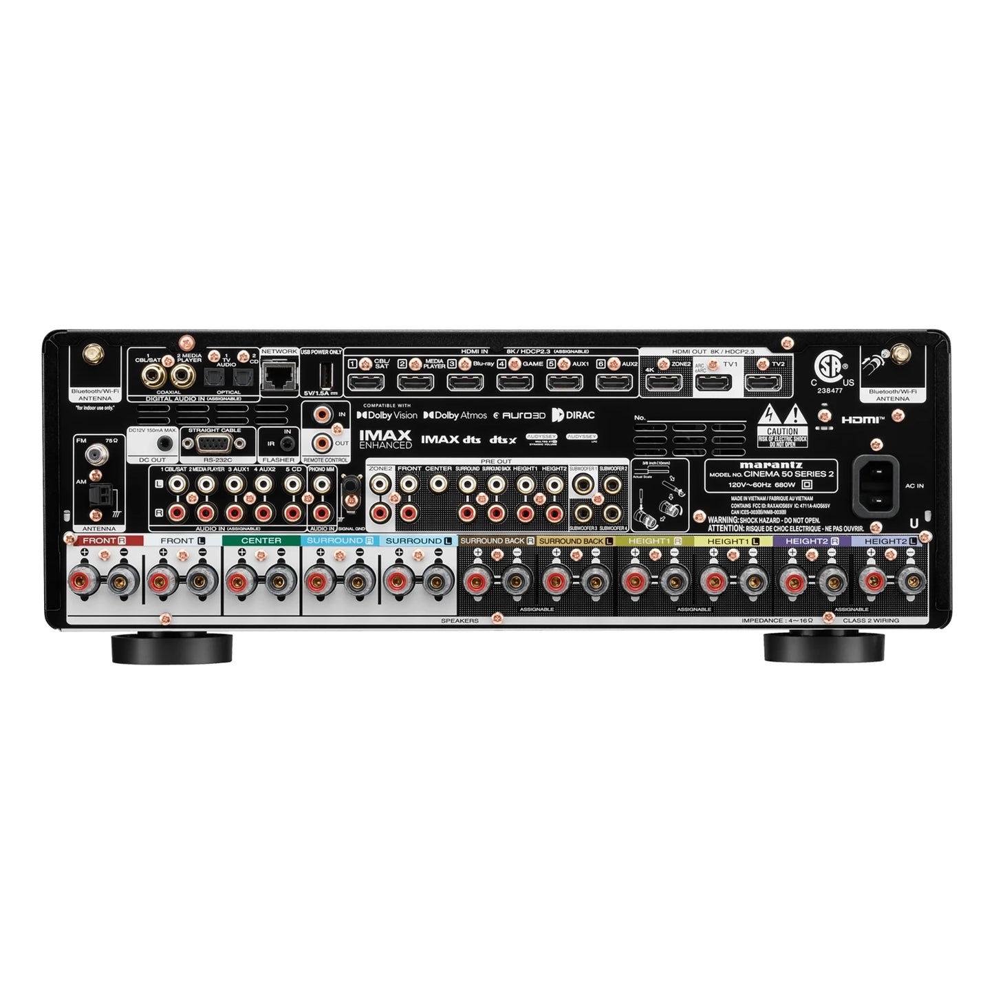 Marantz Cinema 50 SERIES 2 9.4 Channel Home Theater AV Receiver