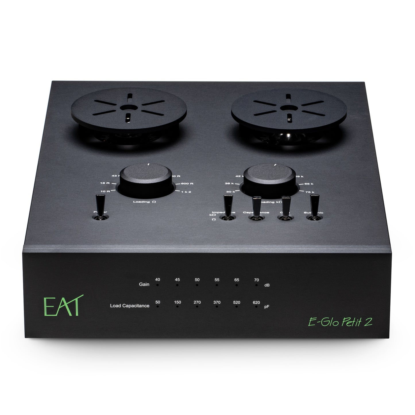 EAT E-Glo Petit Mk2 Tube Phonostage - Black (OPEN)