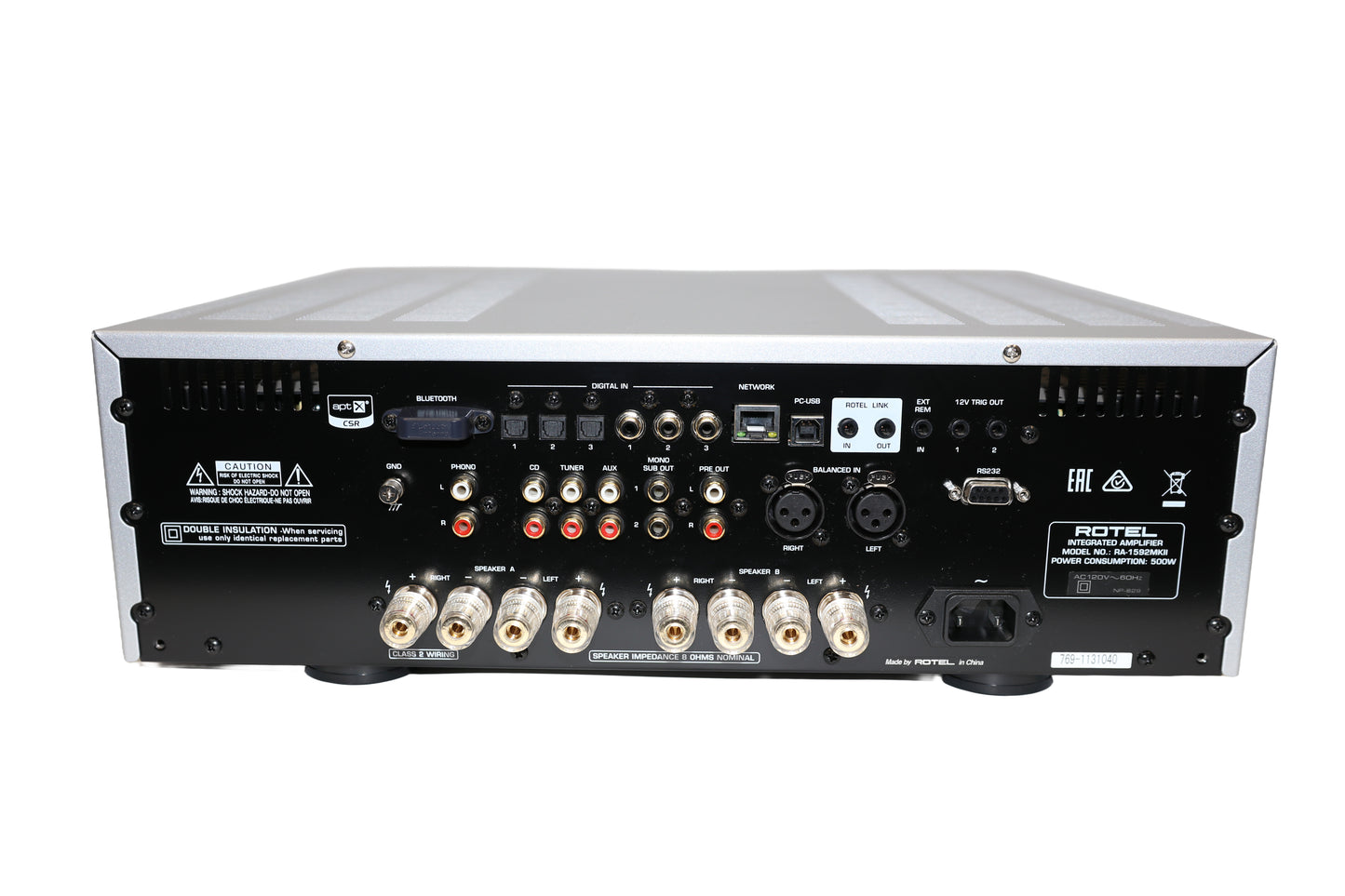 Rotel RA-1592MKII Integrated Amplifier Silver (USED)
