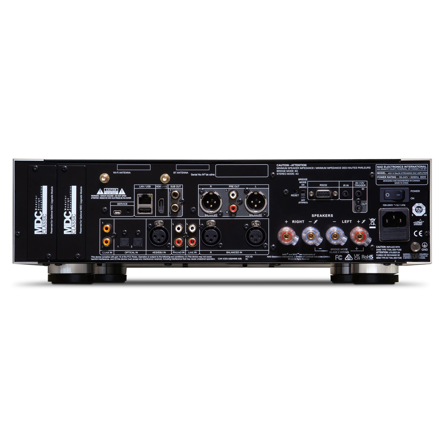 NAD M33 V2 BluOS Streaming Integrated Amplifier / DAC