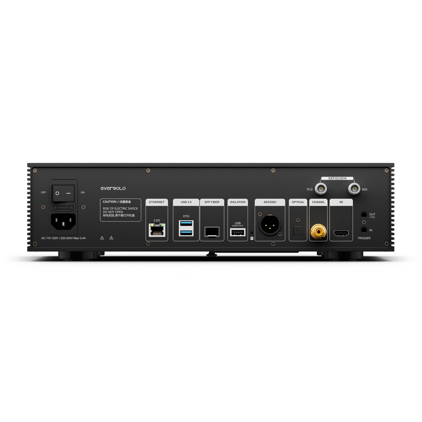 Eversolo T10 Streaming Transport - Back/Ports