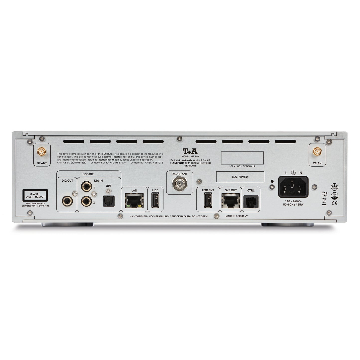 T+A Elektroakustik MP 200 G3 Multi Source Streamer / CD Player