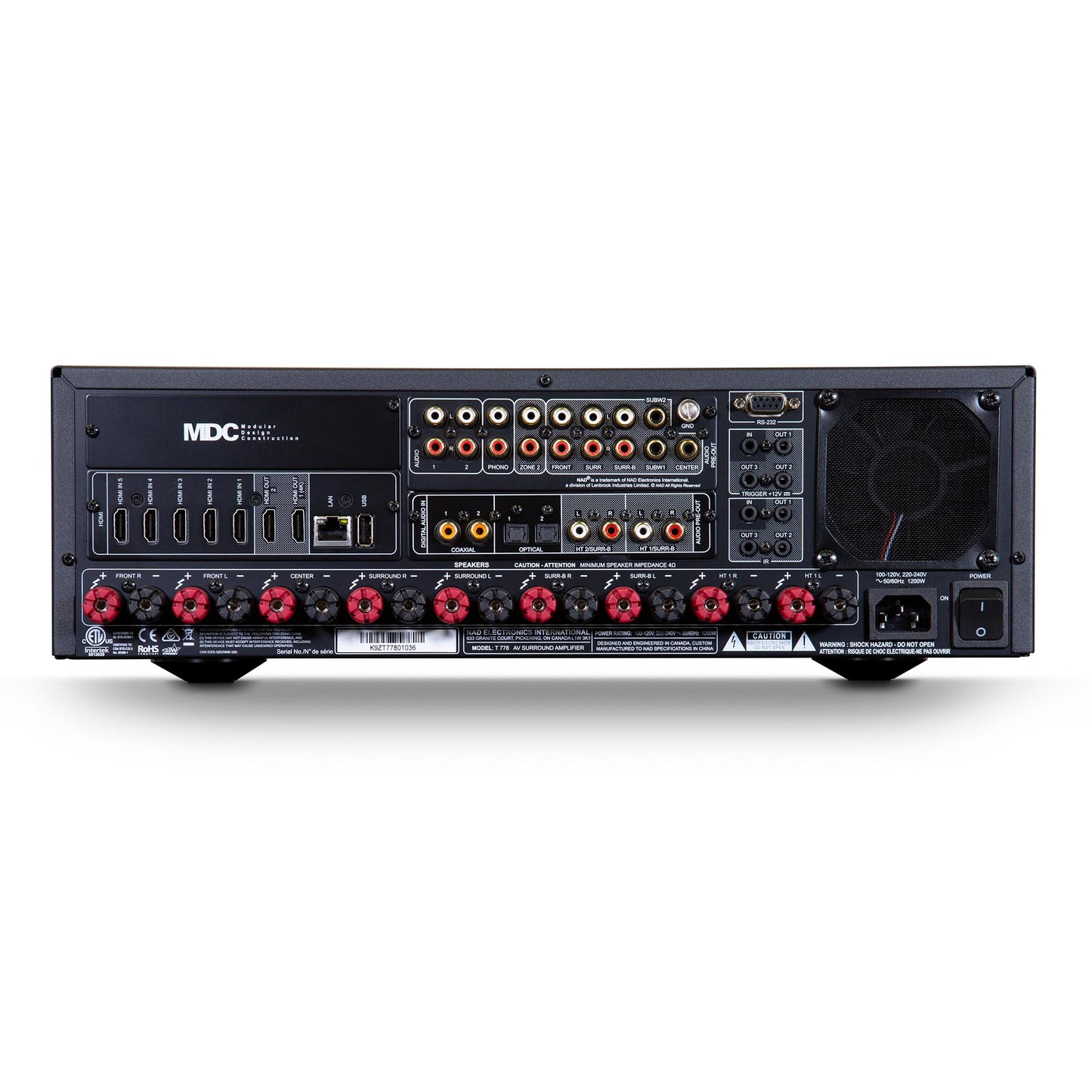 NAD T 778 Reference A/V Receiver