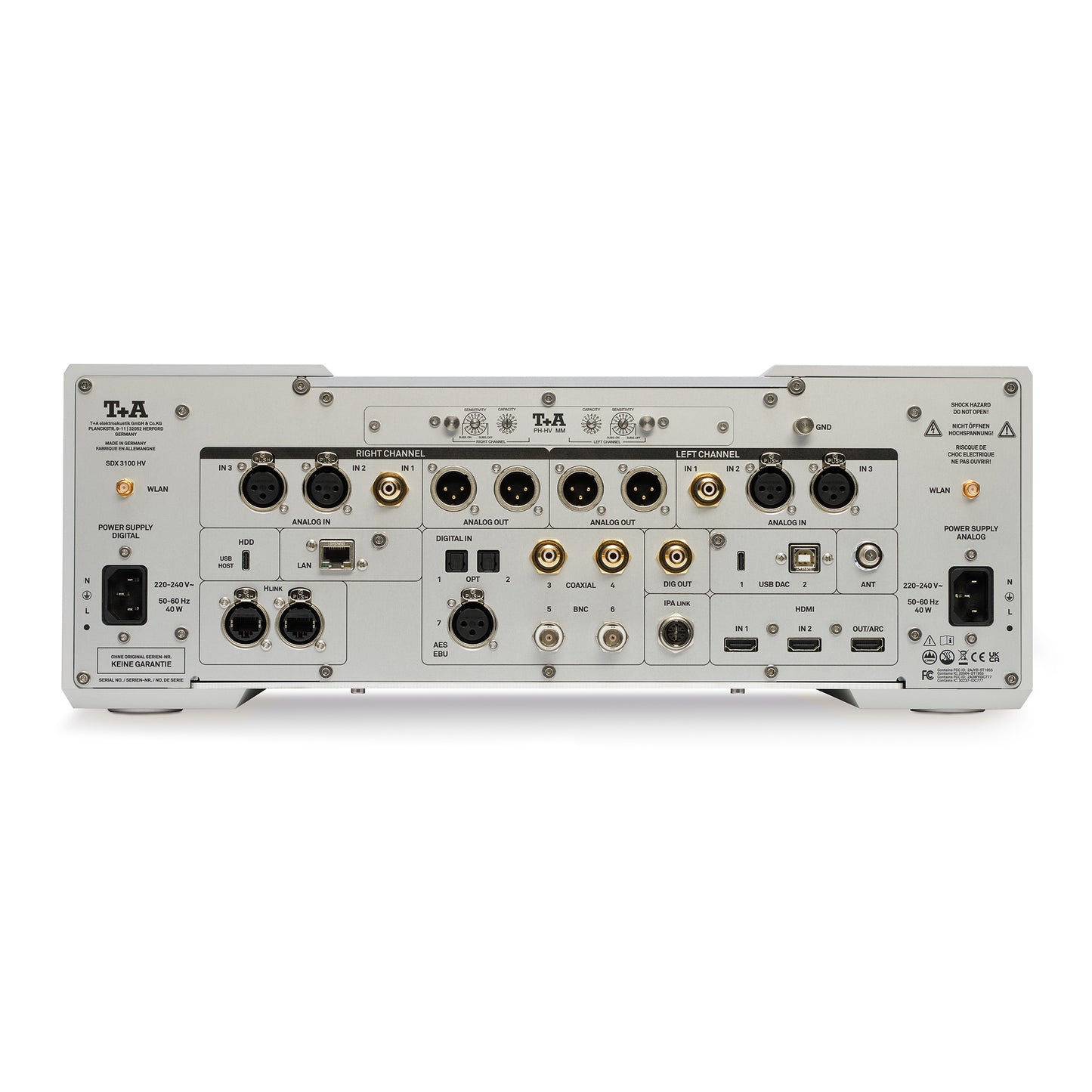 T+A Elektroakustik SDX 3100 HV Reference Streaming DAC / Preamplifier