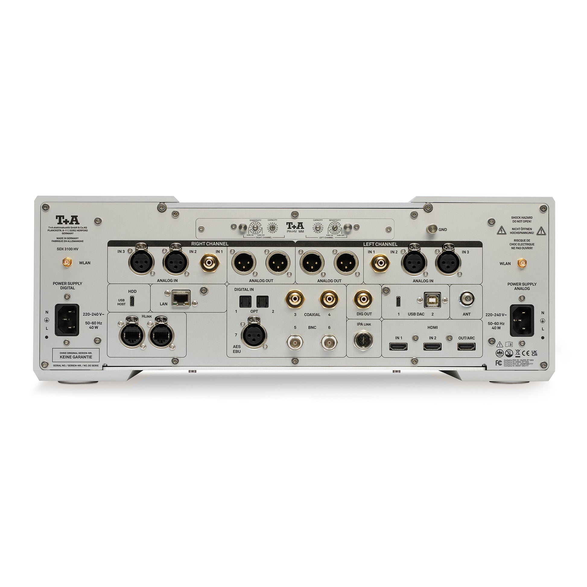 T+A Elektroakustik SDX 3100 HV Reference Streaming DAC / Preamplifier