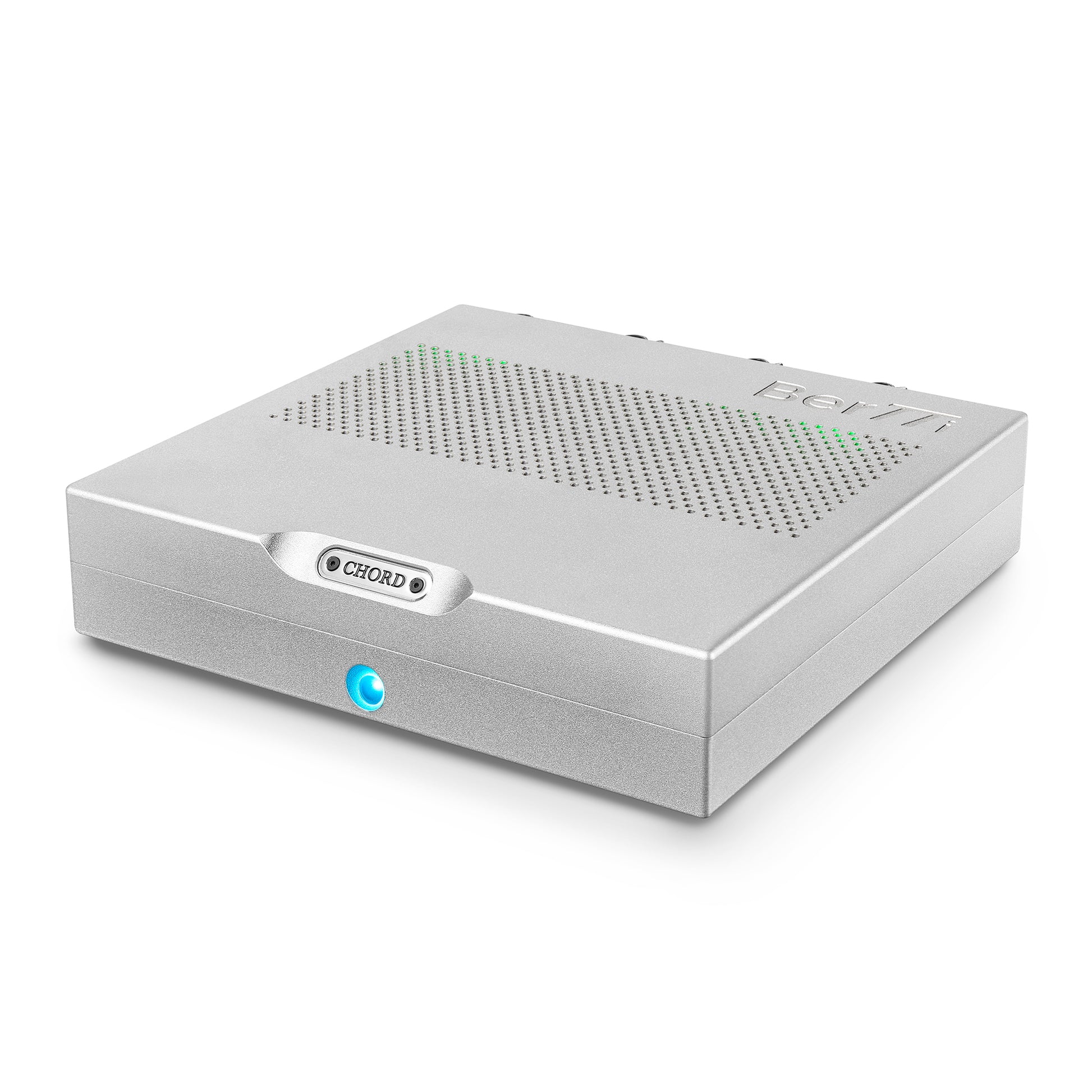 Chord BerTTi Stereo Power Amplifier - Silver, top view