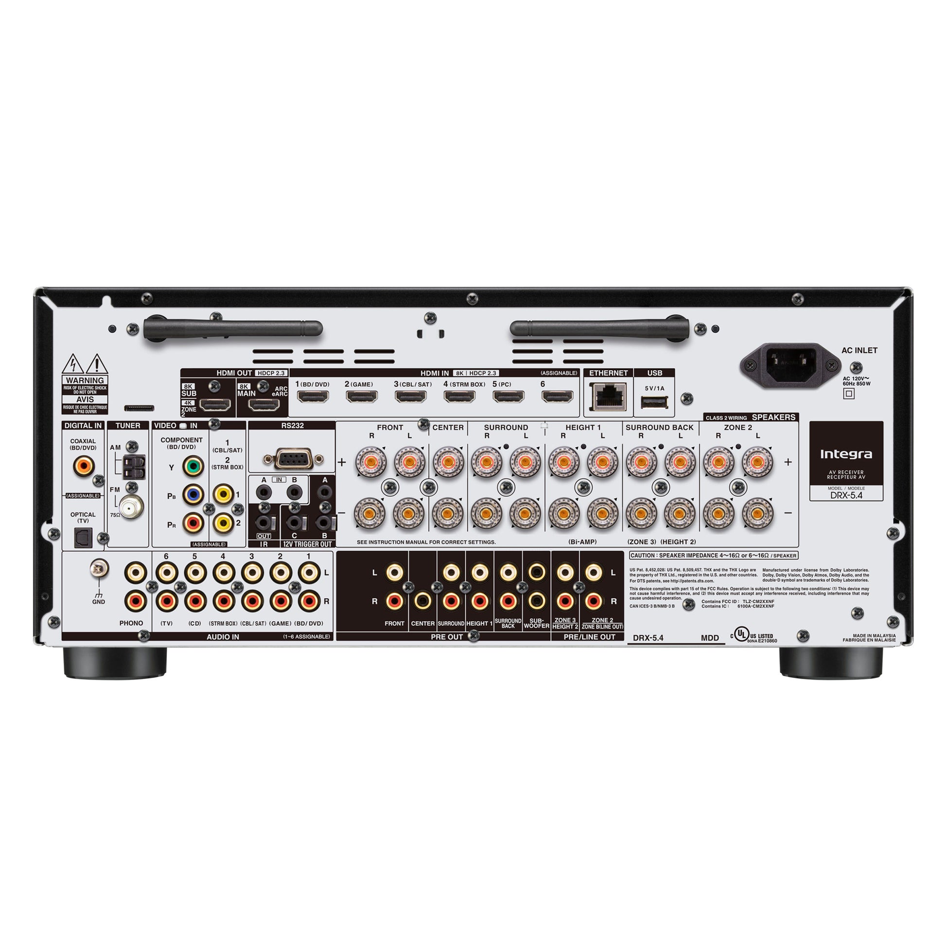 Integra DRX-5.4 9.2 Channel A/V Receiver