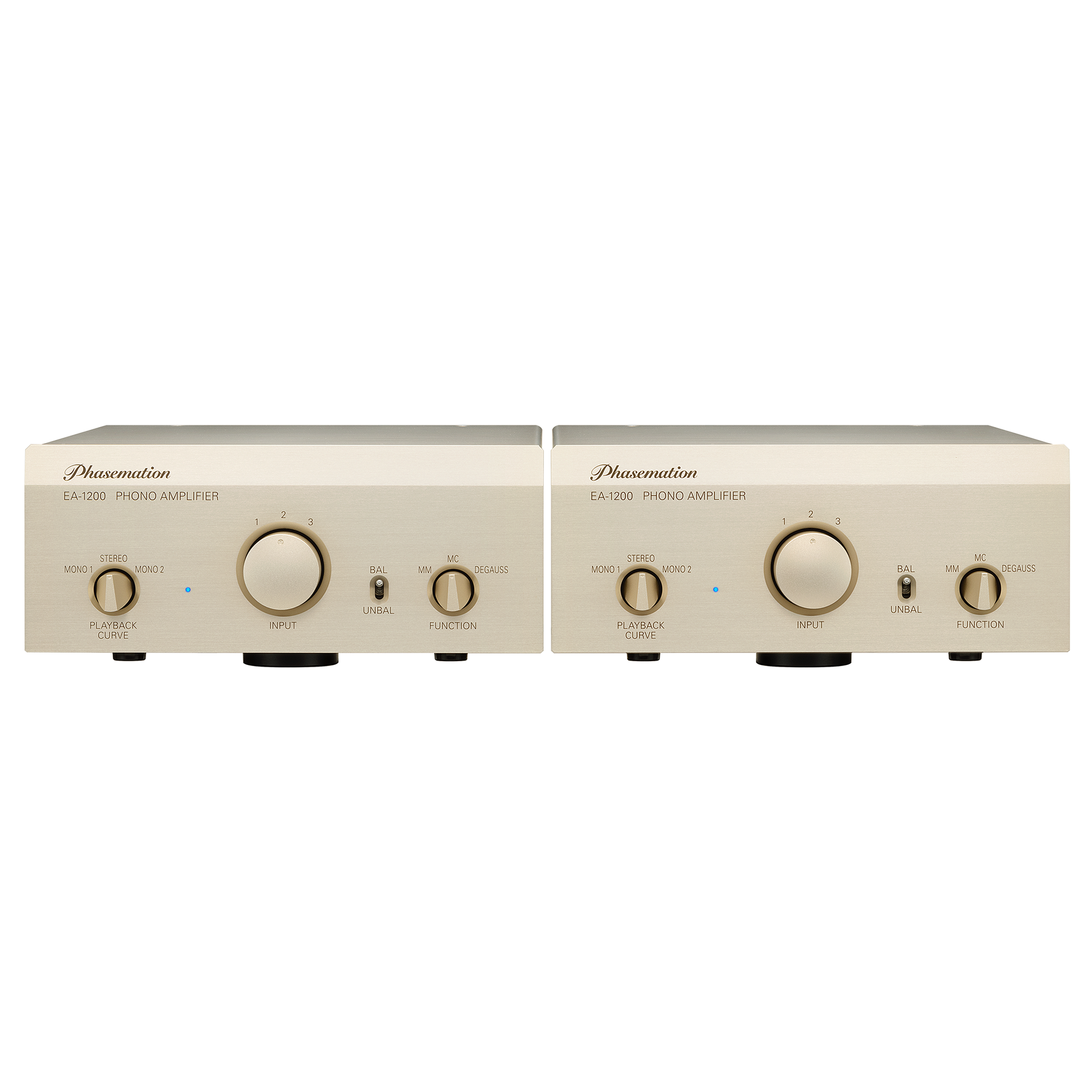 Phasemation EA-1200 Separate Mono Phono EQ Amplifier (3 Boxes)