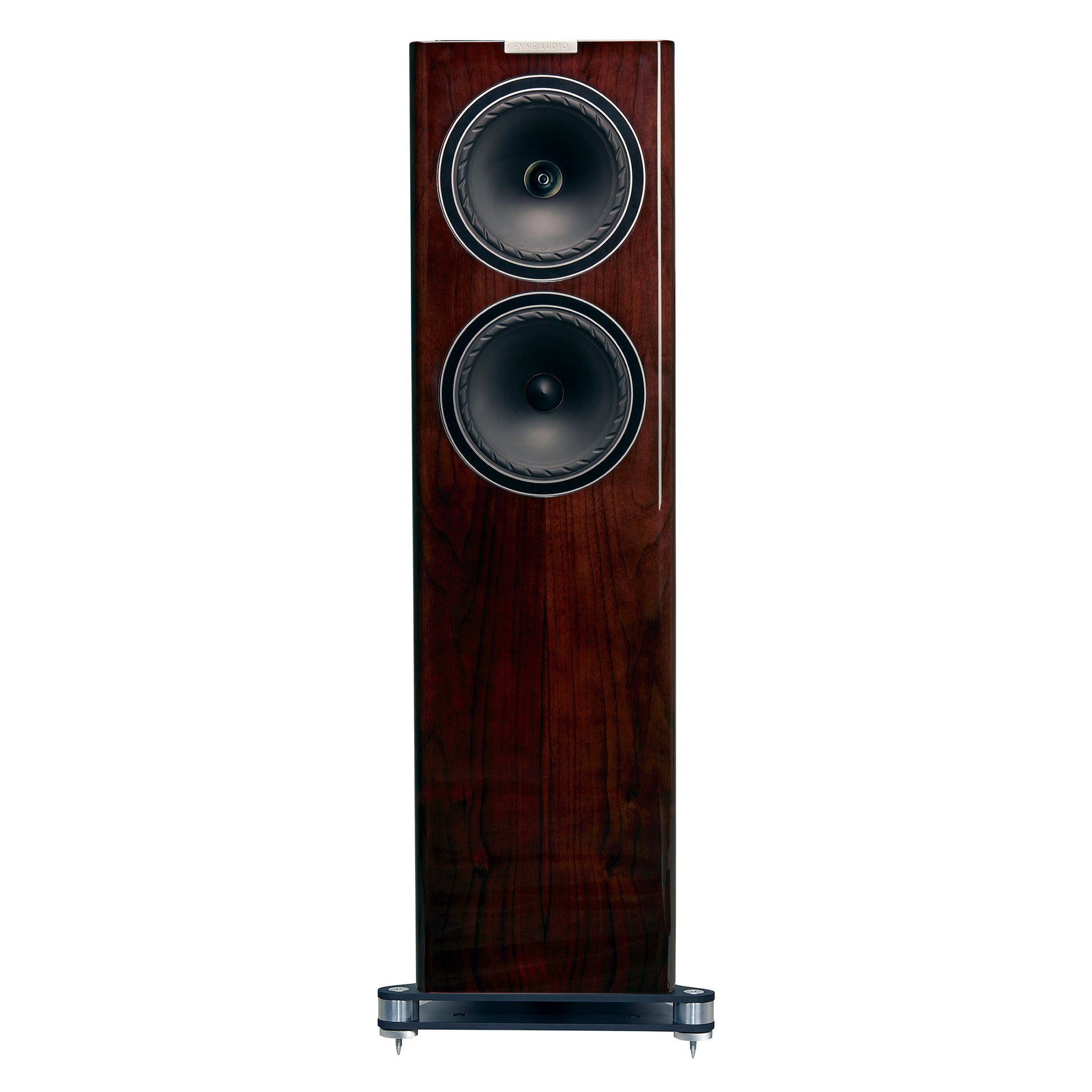 Fyne Audio F702 Floorstanding Loudspeaker Piano Gloss Walnut (pair) (BLEM)