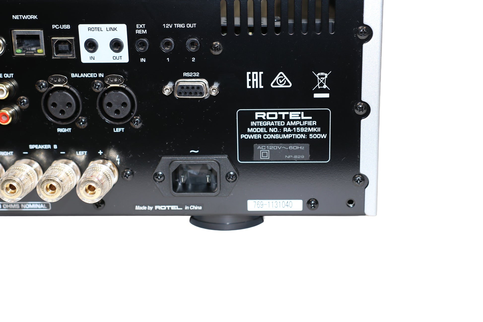 Rotel RA-1592MKII Integrated Amplifier Silver (USED)