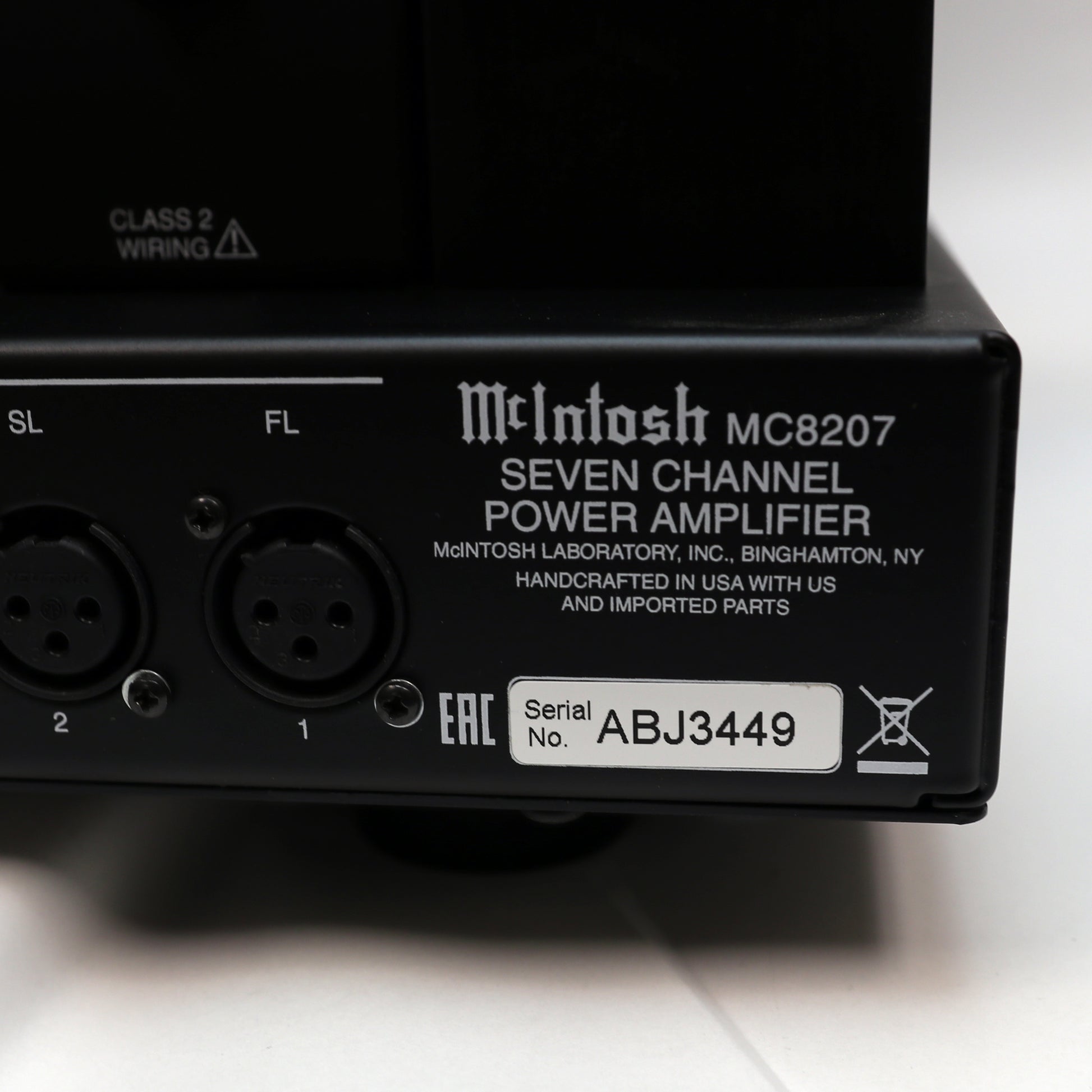 McIntosh MC8207 Seven Channel Amplifier (USED)