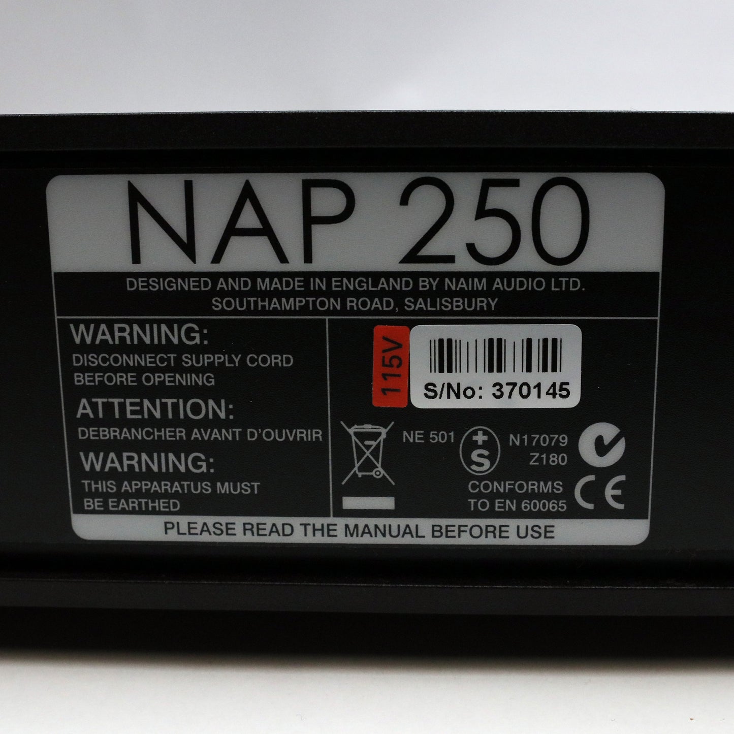 Naim NAP 250 Stereo Power Amplifier (USED)