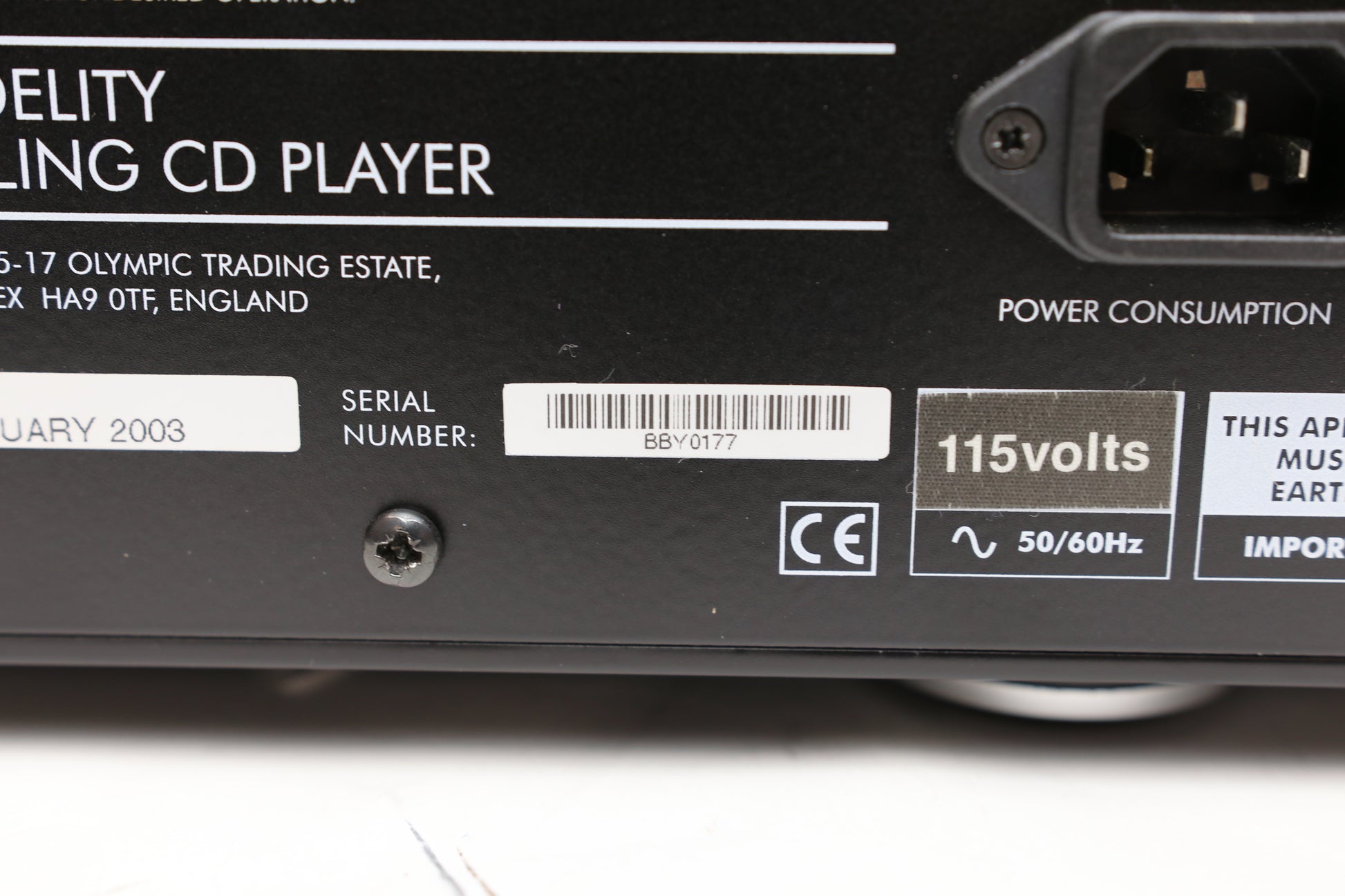 Musical Fidelity A308CR Upsampling CD player (USED)