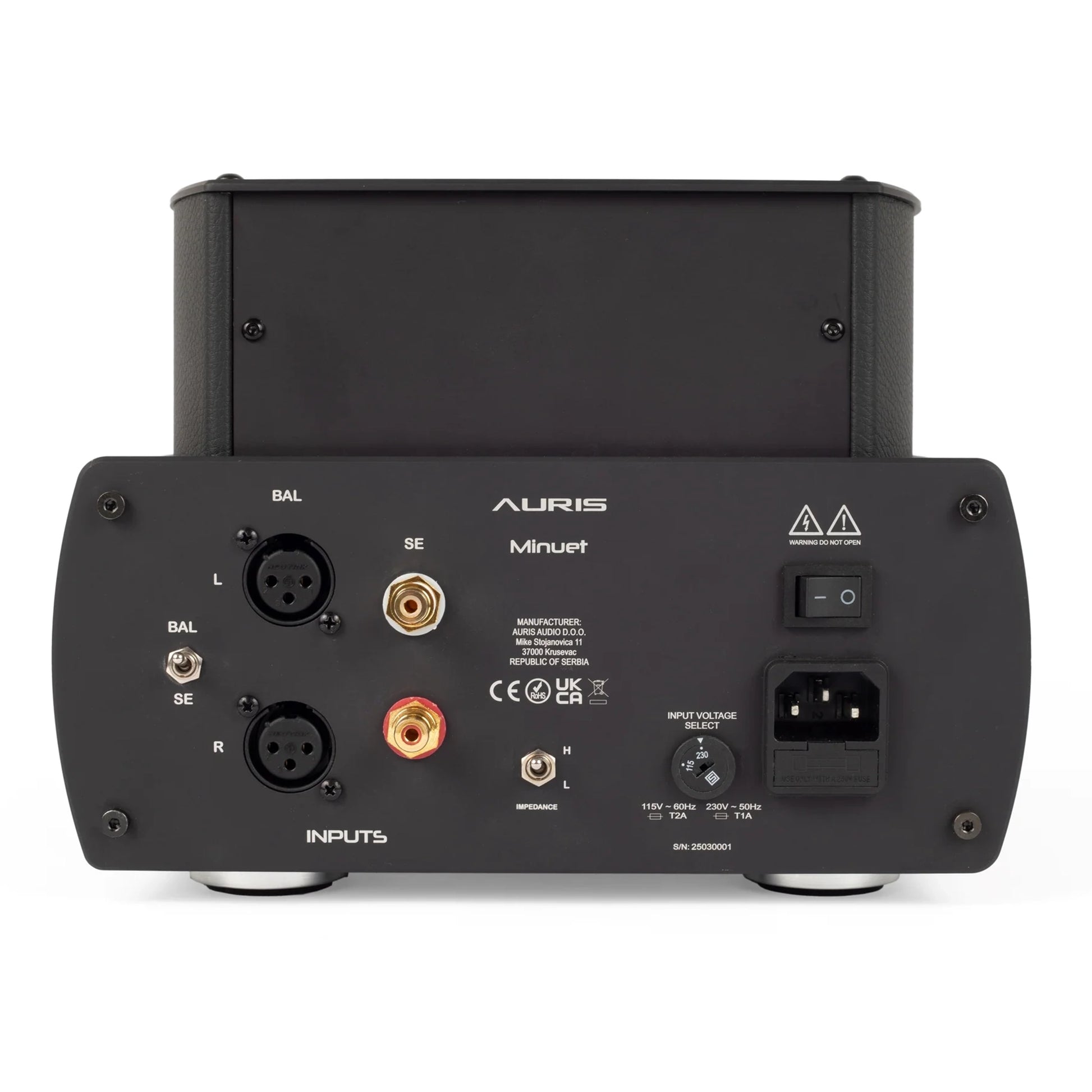 Auris Minuet Tube Headphone Amplifier