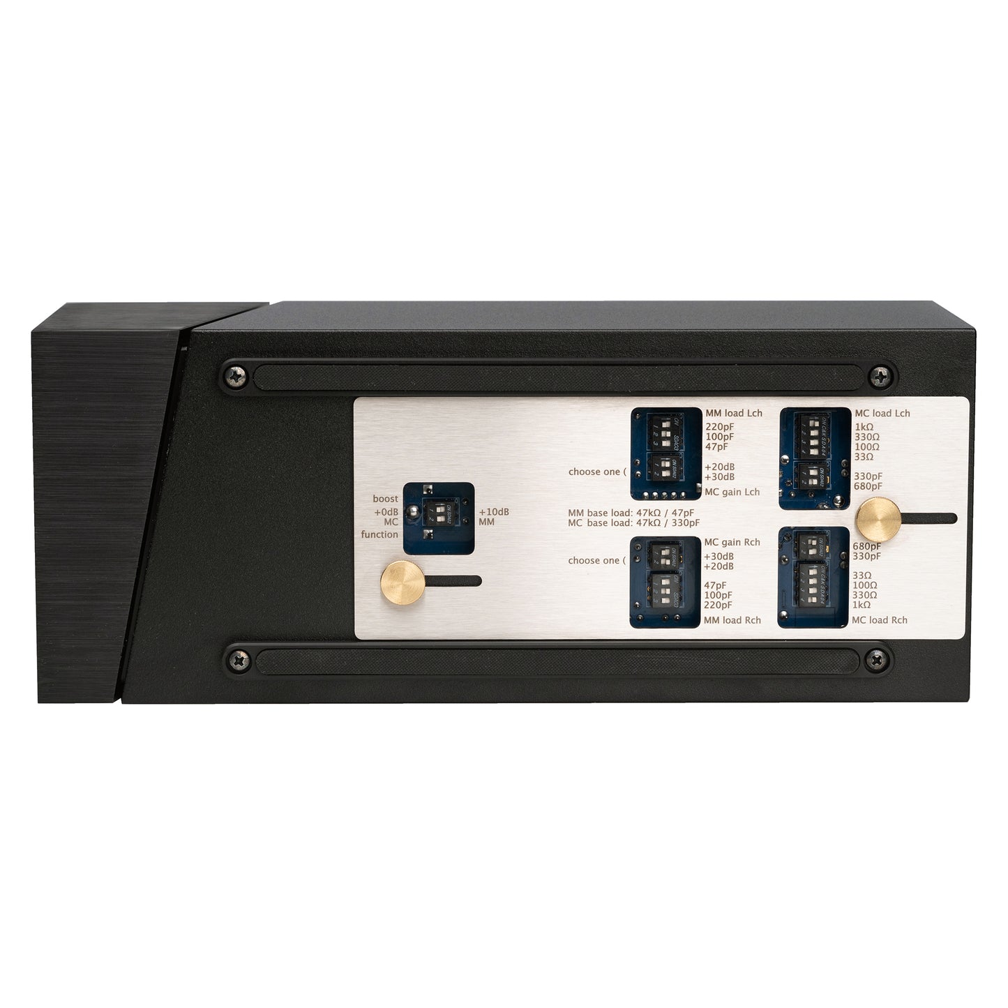 Grimm Audio PW1 Phonostage (OPEN) - Side panel/Controls