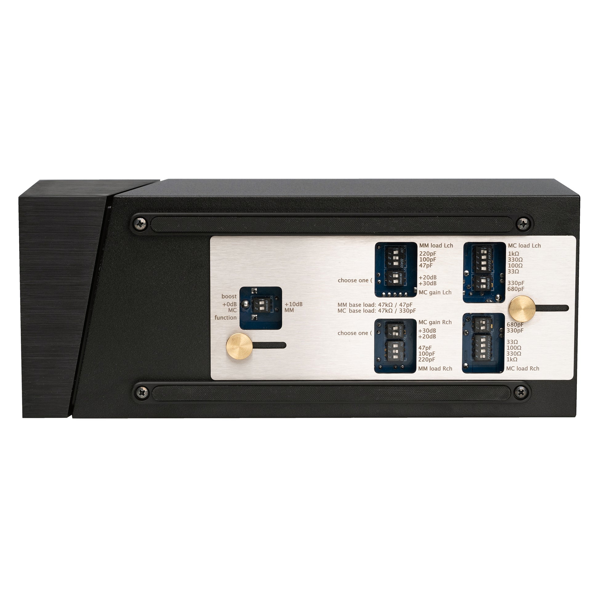 Grimm Audio PW1 Phonostage (OPEN) - Side panel/Controls