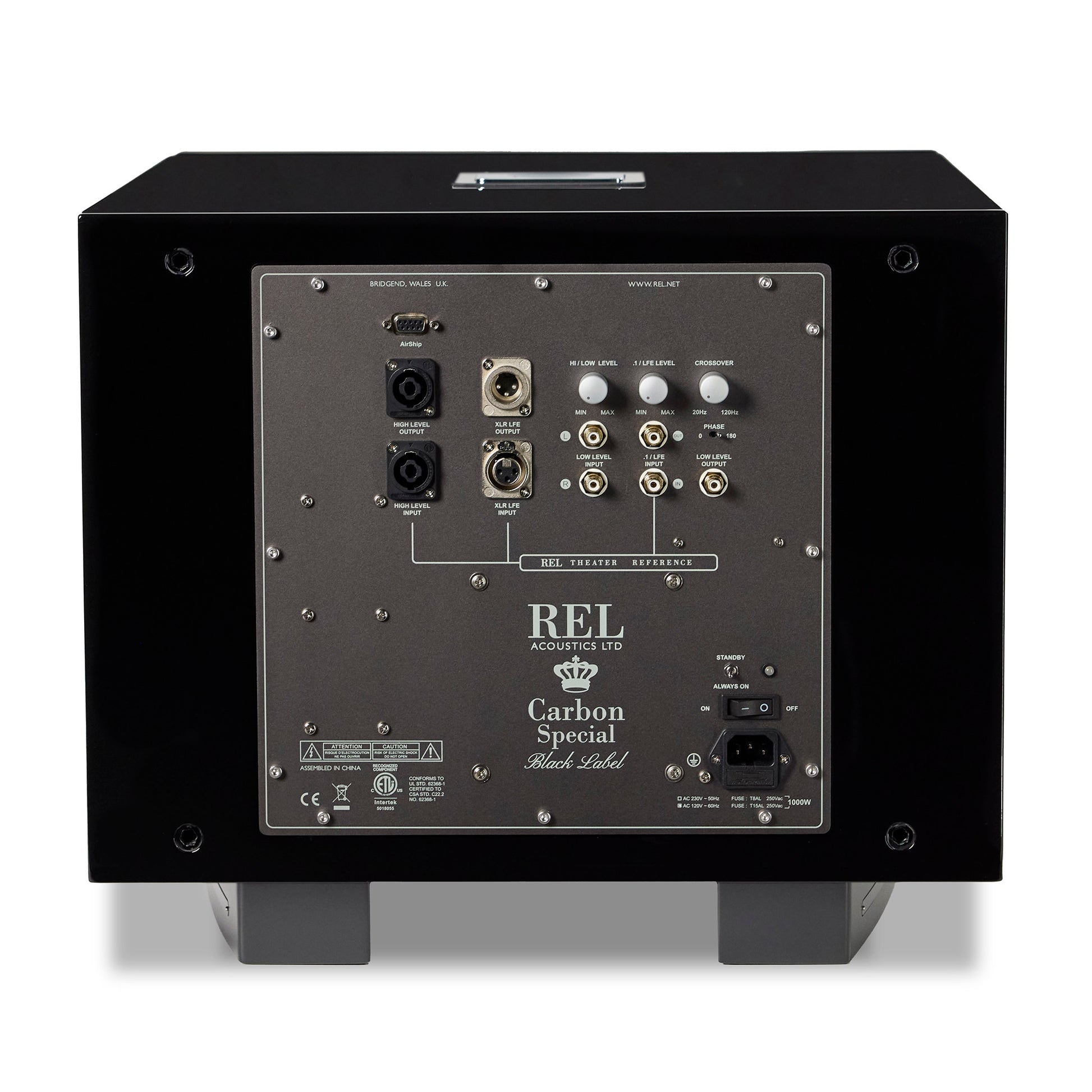 REL Acoustics Carbon Special Black Label Subwoofer (OPEN)