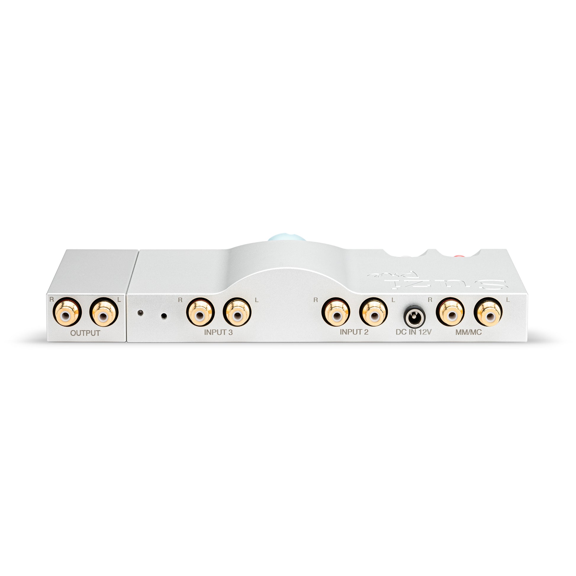 Chord Electronics Suzi Pre - Pre/Headphone Amplifier and Phonostage - Silver, rear view w/ ports