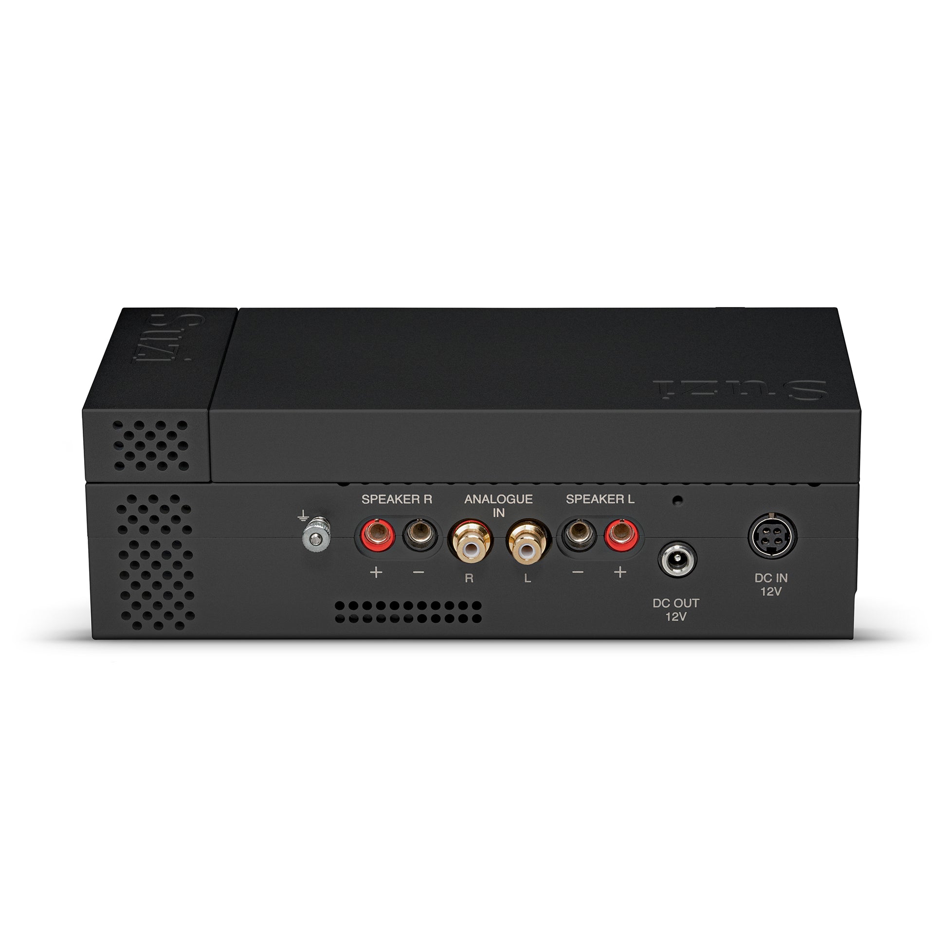 Chord Electronics Suzi - Modular Stereo Power Amplifier - Black, rear view w/ ports