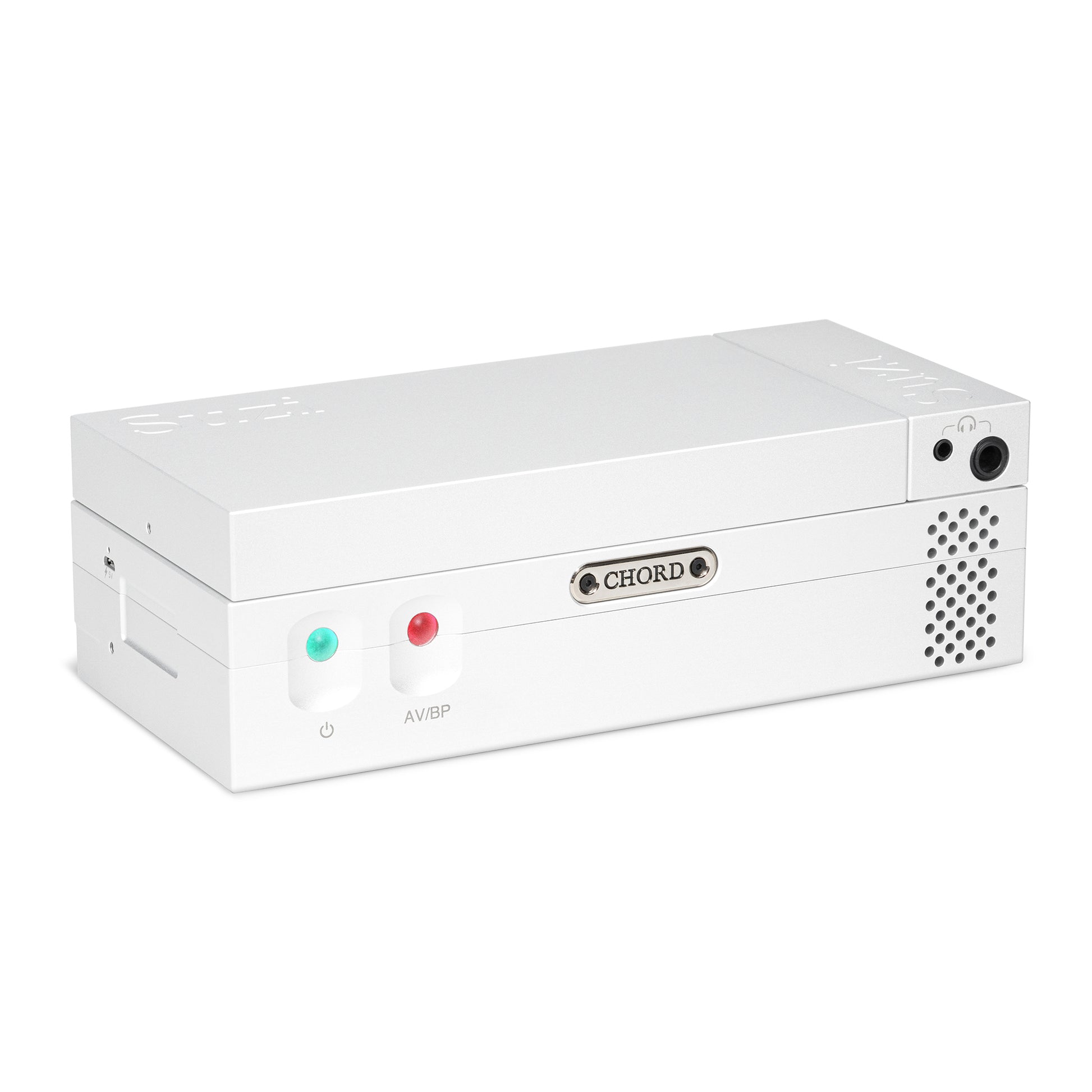 Chord Electronics Suzi - Modular Stereo Power Amplifier - Silver, side view