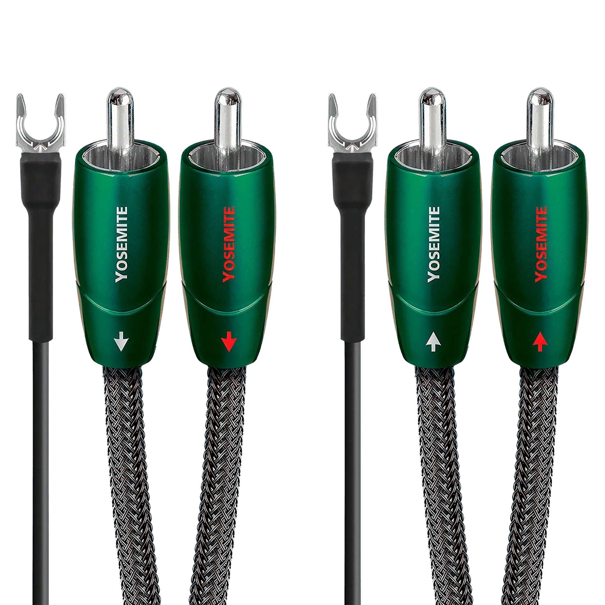 AudioQuest Yosemite Turntable Cable RCA to RCA with Ground