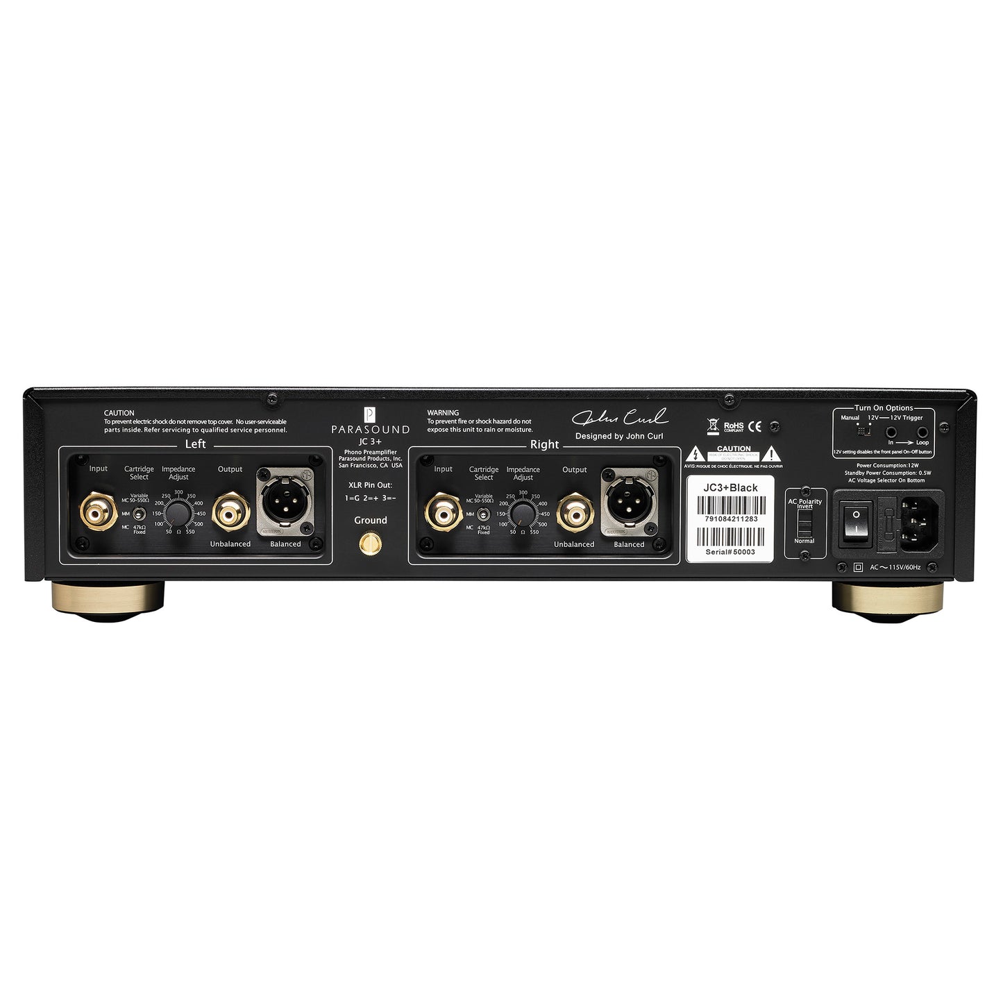 Parasound Halo JC3+ Phono Preamplifier