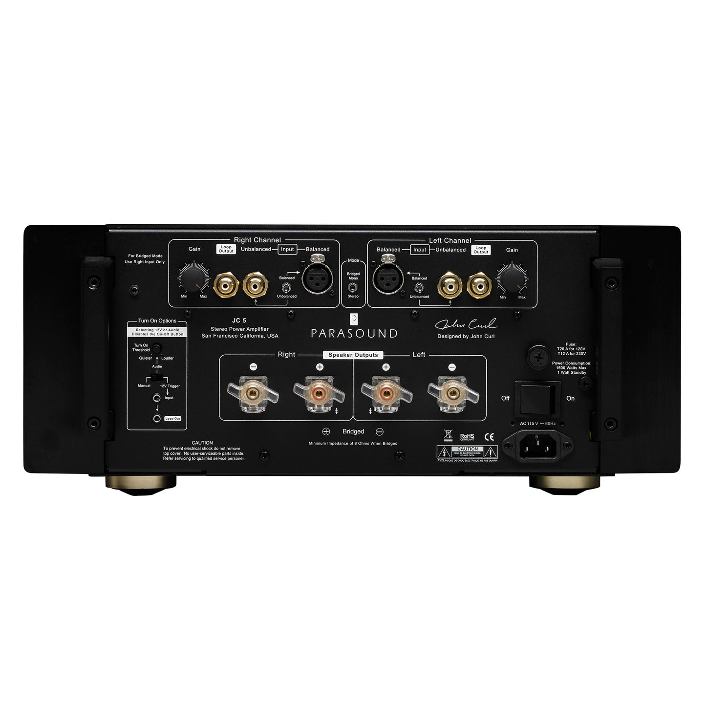 Parasound Halo JC5 Stereo Power Amplifier