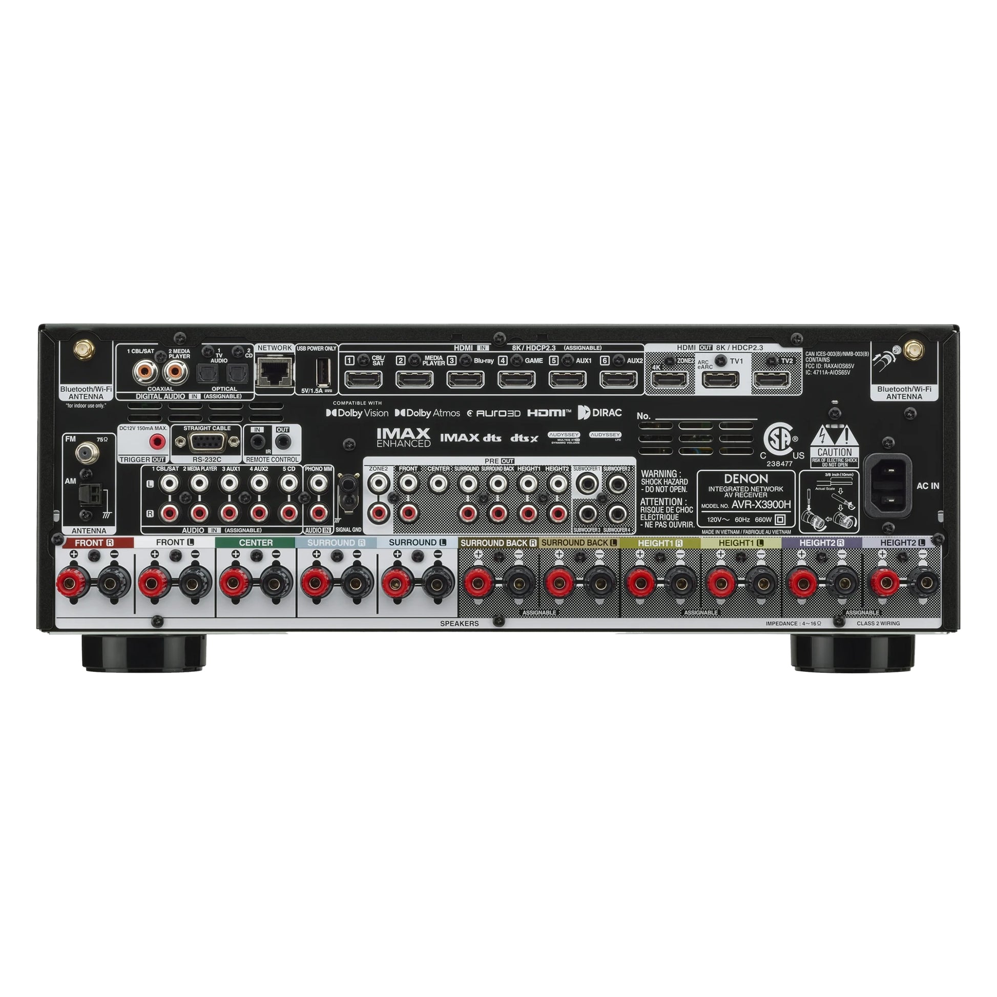 Denon AVR-X3900H 9.4-Channel Receiver