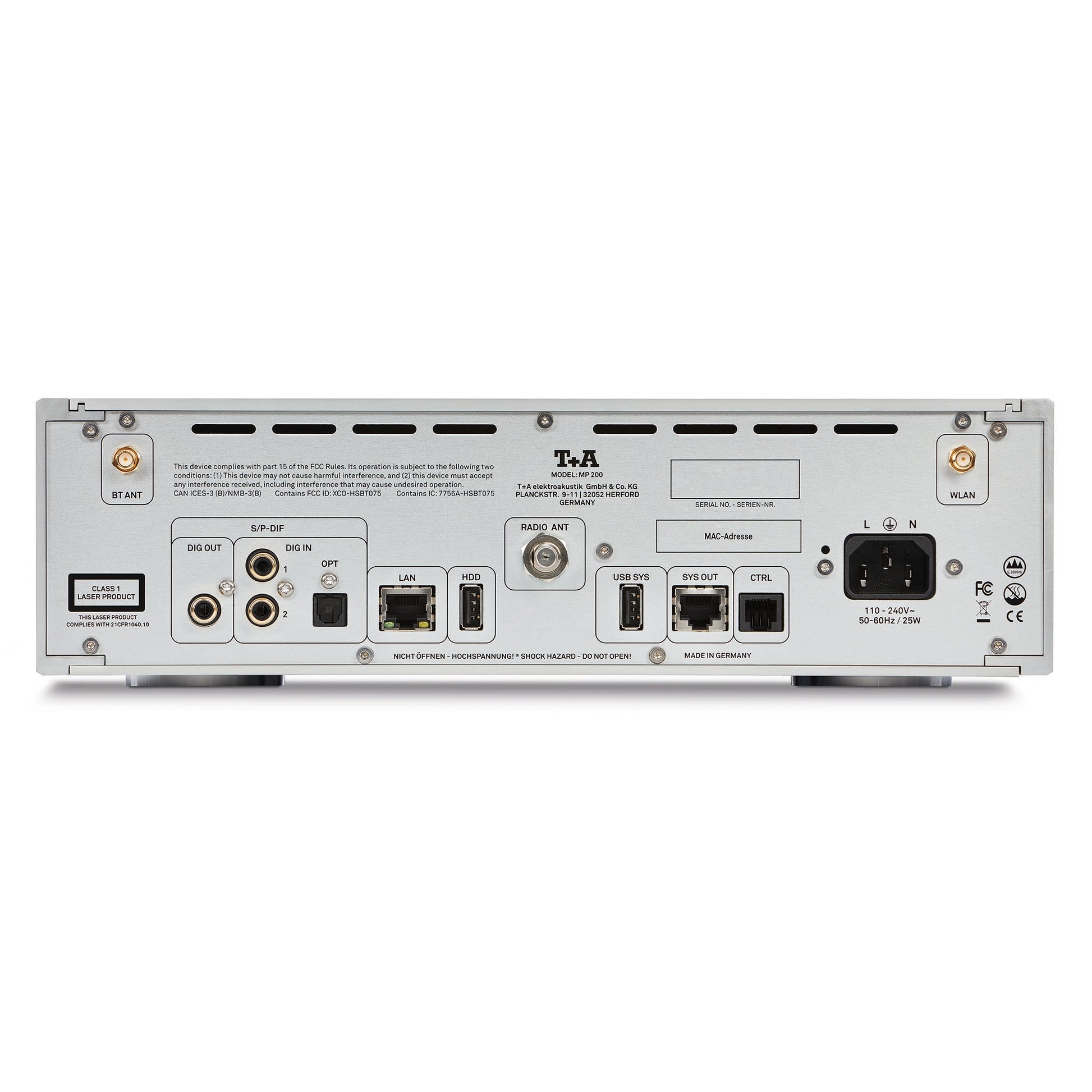 T+A Elektroakustik MP 200 G3 Multi Source Streamer / CD Player