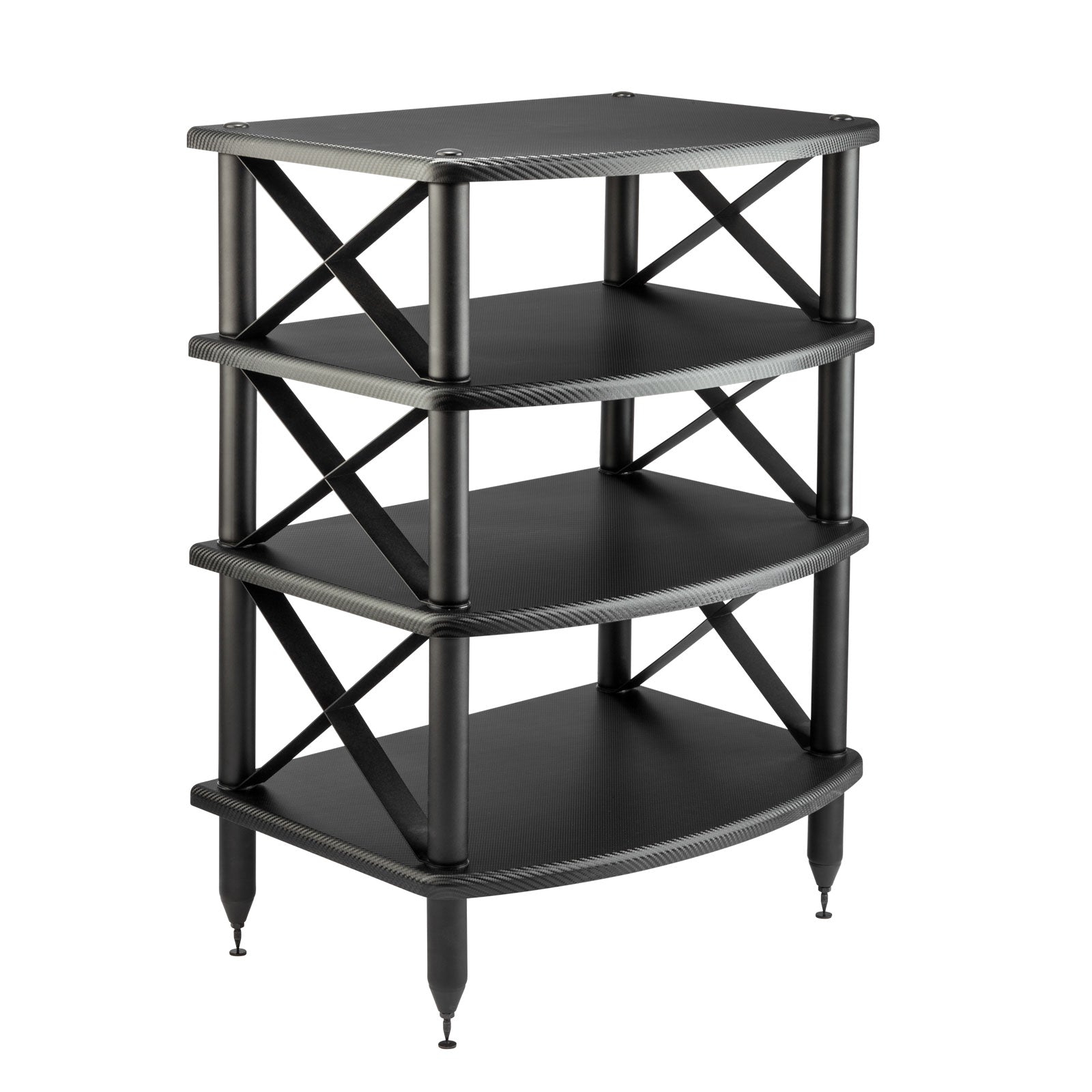 Pangea Audio Vulcan X Brace Four Shelf Audio Rack