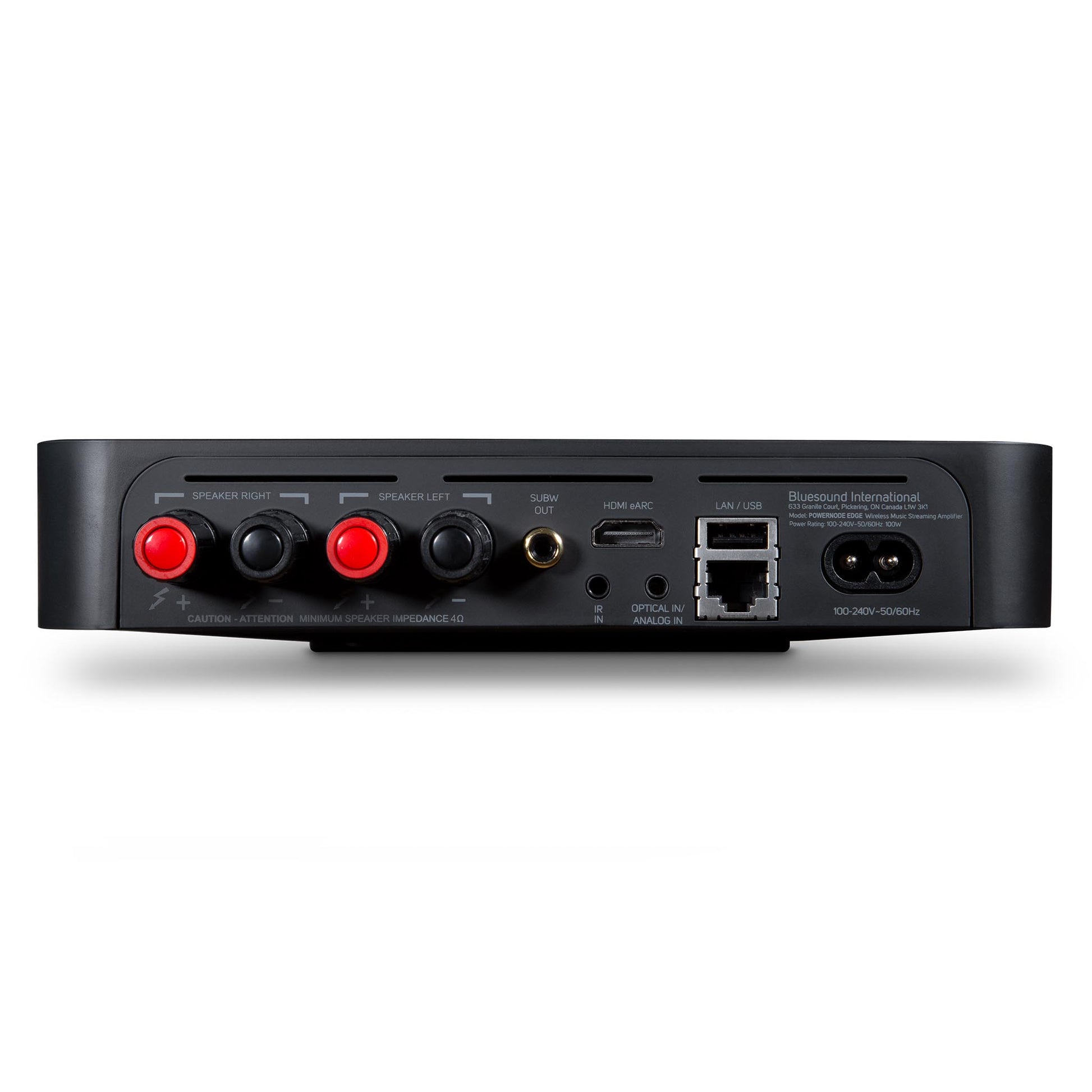 Bluesound POWERNODE Edge - Streamer / Music Server / DAC / Amplifier