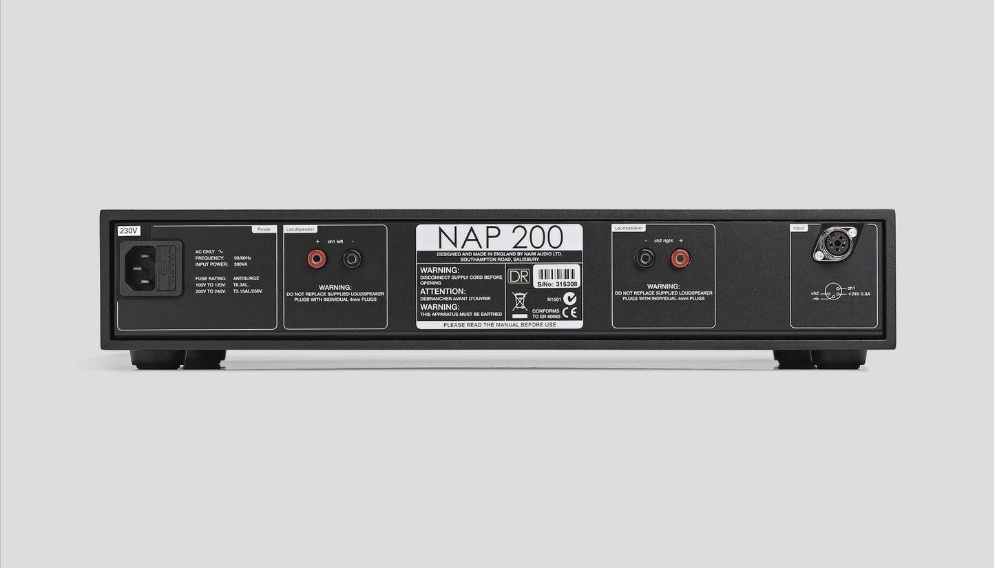 Naim NAP 200-DR Stereo Power Amplifier